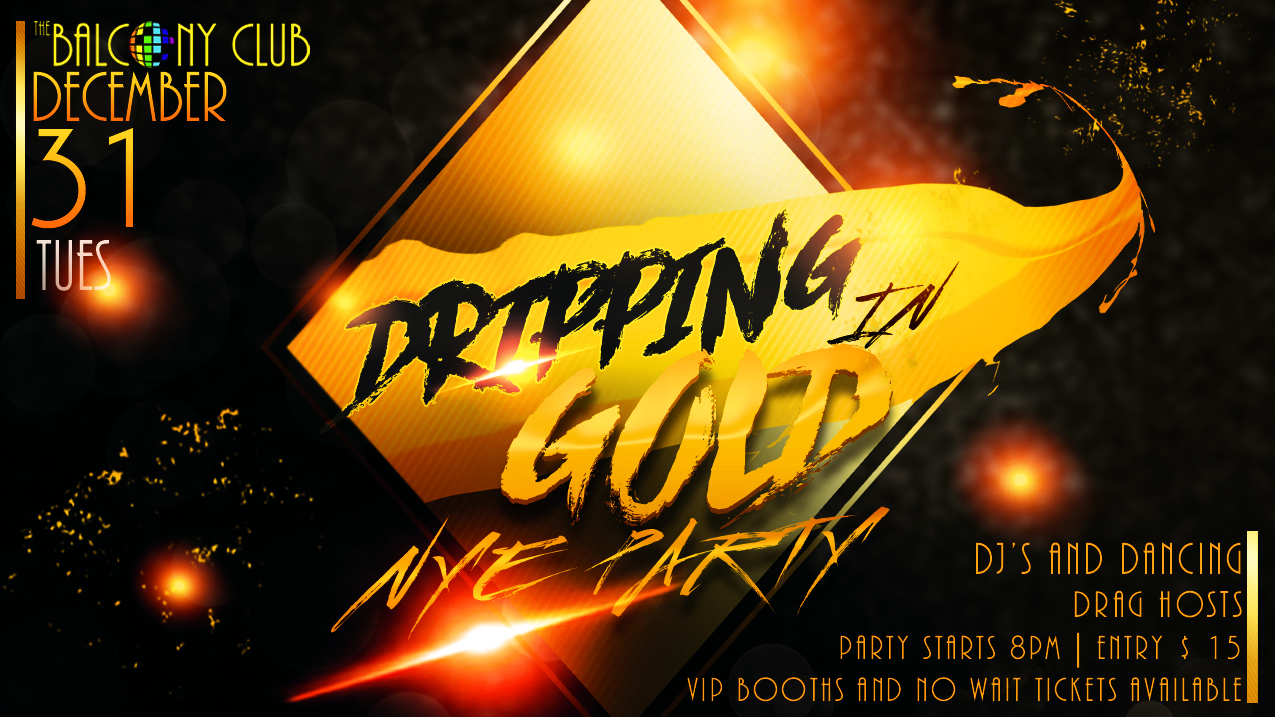 The Balcony Club - Dripping in Gold 2024 NYE Party